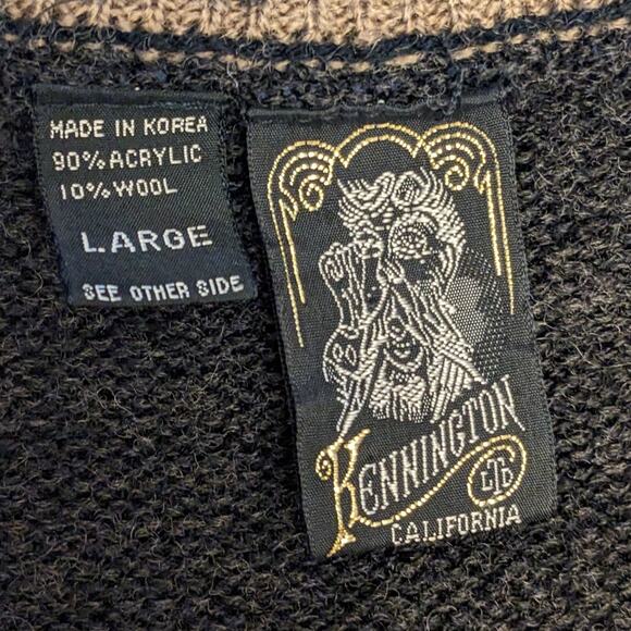 Kennington California Vintage Sweater Womens Large Pullover Acrylic Wool Blend - Picture 2 of 13